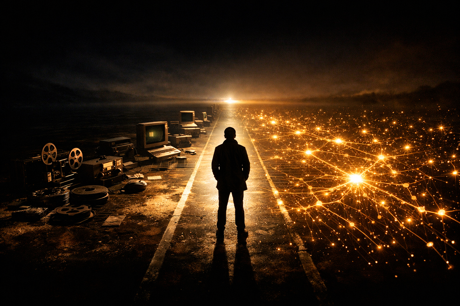 Solitary Figure at the Edge of the Timeline-1