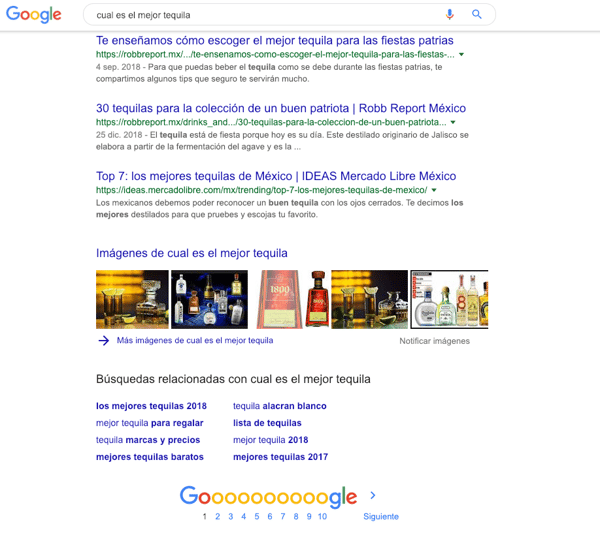 aparecer en los resultados cero de google