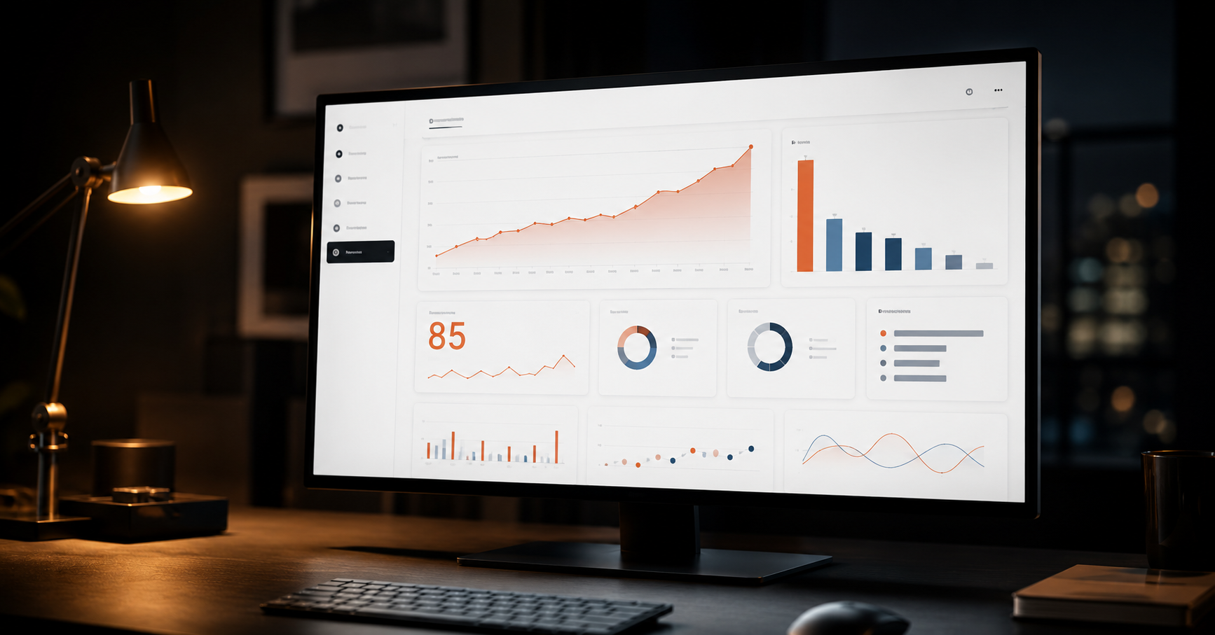 HubSpot dashboard showing brand authority metrics including AI visibility score, share of voice, and citation tracking